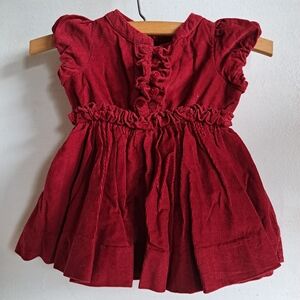 🔥host pick🔥 Gap Baby Dress - 3 Month Corduroy Dress - Red Holiday Dress